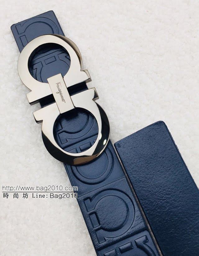菲拉格慕男士皮帶 Ferragamo雙面用小牛皮腰帶  jjp1410
